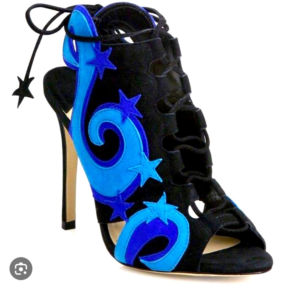 Isa Tapia Supernova Heeled Sandals 💫 rare!